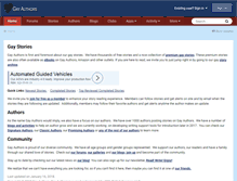 Tablet Screenshot of gayauthors.org